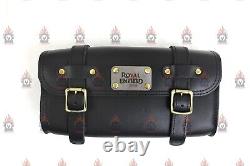 Royal Enfield Meteor 350 Leather Saddle bag with Round bag & Tank bag Combo