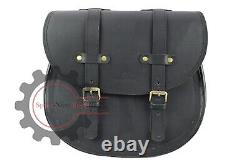 Royal Enfield New Classic 350 REBORN Leather Saddle Bag with Tank bag Combo
