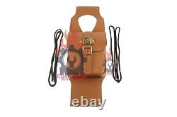 Royal Enfield New Classic 350 REBORN Tan Leather Saddle Bag & Tank Strap Bag