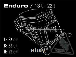 SW-MOTECH EVO Enduro Strap Style Motorcycle Tank Bag 13-22L