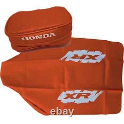 Seat cover fender bag tank decals for Xr 600 XR600R 90 orange Synthetic leather