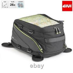 Set Tank Bag Extensible 26L Motorcycle GIVI EA130 Universal, Quick Release