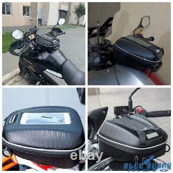 Street Motorcycle Saddle Tank Bag For HONDA CB500X CB650R CB300R CRF1000L Black