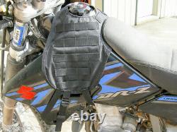 Suzuki DRZ400 MOLLE Panel Tactical Motorcycle Tank Cover Vest Ride witha Holster