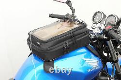 TANAX MotoFizz MotorCycle Tank Large Size Bag / Clear Top / Smartphone Map