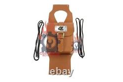 Tan Leather Saddle Bag &Tank Strap bag Fit For Royal Enfield Classic & Bullet