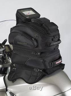 Tourmaster Elite Tri-Bag Motorcycle Sport Bike Tank Bag Magnetic Mount