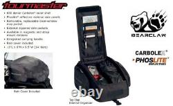 Tourmaster Select Motorcycle Tankbag, Strapon Tank Bag, Black MC Luggage, 14L