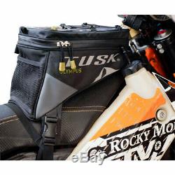 Tusk OLYMPUS Dual Sport Adventure Motorcycle Tank Bag Includes Neck Gaiter Large 