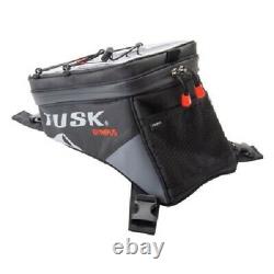 Tusk Olympus Tank Bag Black/Grey Large Motorcycle Dual Sport Enduro Adventure