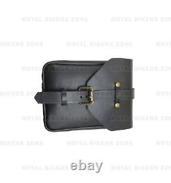 Universal Magnetic Genuine Leather Tank Bag Fit For Royal Enfield Motorcycle