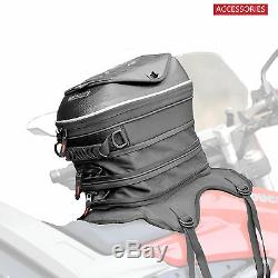 Universal Motorcycle Expandable Bundled Fuel bag Tank Bag Box GPS Phone Holder