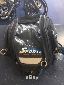 Universal Motorcycle Pannier Tank Bag Set Oxford Sports Black Motorcycle Luggage