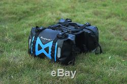 WILD HEART Waterproof bag Motorcycle saddlebag 50L Tank bag Motor Side bag Black
