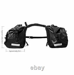 Waterproof Bag Motorcycle saddlebag 50L Tank Bag Motor Side Bag2 PCS Yellow