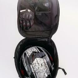 Waterproof Motorcycle Rear Tail Seat Bag Saddle Helmet Shoulder Tank Bag