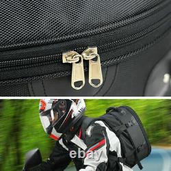 Waterproof Motorcycle Tail Bag Fuel Tank Bag Rider Backpack Helmet Luggage Pack