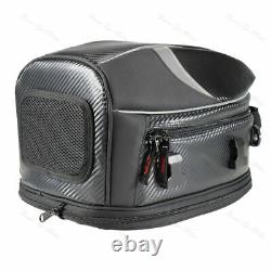 Waterproof Motorcycle Touring Rear Pillion Seat Tail Tank Bag Luggage Expandable
