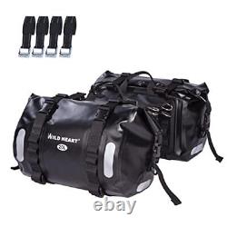 Waterproof bag Motorcycle saddlebag 40L Tank bag Motor Side bag Color Black