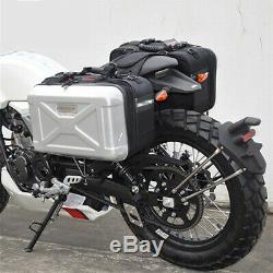 2x 30l Moto Side Case Bagages Cargo Réservoir Arrière Boîte Sac De Selle Imperméable &