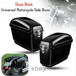 30l Moto Side Box Bagage Tank Hard Case Sac À Selle Panniers Universal