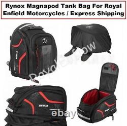 Adapté pour les motos Royal Enfield : Sac réservoir RYNOX MAGNAPOD
