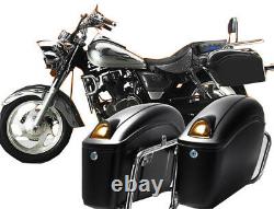 Boîtes Latérales De Moto Noire Bagages Queue Motorcycle Tank Bag Coffre De Moto