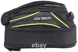 Cortech Super 2.0 10 litres Sac de réservoir magnétique noir haute visibilité