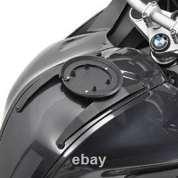 Givi St602b 5 Litres Motorcycle Motorcycle Tank Bag & Bf16 Tank Ring Flange Black