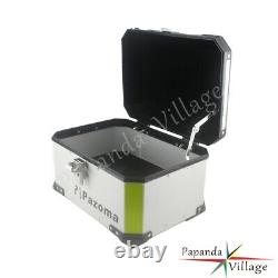 Motorcycle Universal Aluminium Alloy Rear Luggage Box Tail Trunk Top Case Pour Bmw