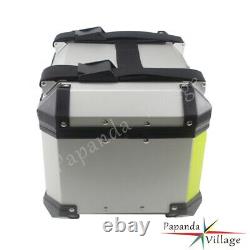 Motorcycle Universal Aluminium Alloy Rear Luggage Box Tail Trunk Top Case Pour Bmw