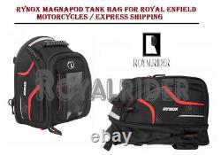 Motos Royal Enfield Sac de réservoir Rynox Magnapod