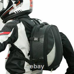 Multi-fonction Motorcycle Tail Rear Seat Fuel Tank Bag Helmet Backpack Crossbody