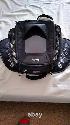 Oxford Luggage Motorcycle Moto M15r Magnetic Tank Bag Noir 15 Litres