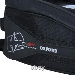 Oxford M2R Mini sacoche de réservoir magnétique pour moto avec poche anti-reflets 2 litres noir