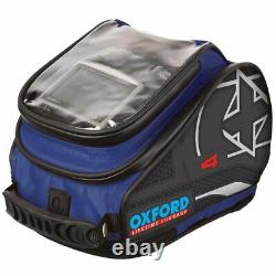 Oxford Ol277 Moto Moto X4 Qr Adventure Tank Bag & Tail Pack Bleu