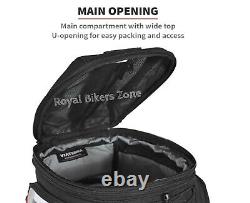 Royal Enfield Black Fly Universal Motocycle Tank Bag Livraison Gratuite