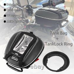 Sac De Réservoir Amovible Avec Anneau De Tanklock Pour 15+ Bmw S1000xr R1200r R1200rs R1200gs