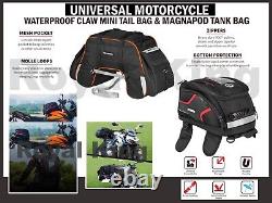 Sac de queue mini universel pour moto et sac de réservoir Magnapod