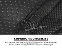 Sac de réservoir Black Fly adapté aux motos Royal Enfield universelles