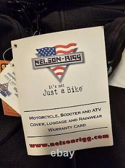 Sac de réservoir Nelson Rigg pour motocyclette avec housse de pluie TRI1000 Blk NWT