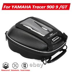 Sac de réservoir de carburant de bagage de stockage de 3,8 L avec bride pour YAMAHA Tracer 900 9 / GT GT+