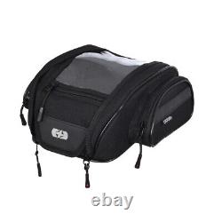 Sac de réservoir de moto magnétique Oxford F1 Mini Anti-reflets avec poche 7 litres noir