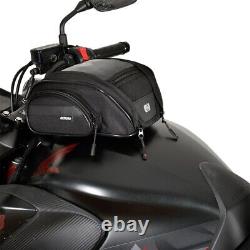 Sac de réservoir de moto magnétique Oxford F1 Mini Anti-reflets avec poche 7 litres noir