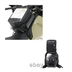 Sac de réservoir de moto zippé résistant à l'eau Moose Racing ADV1 noir