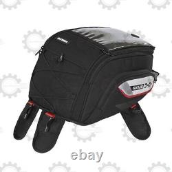 Sac de réservoir magnétique Black Viaterra Oxus 13L adapté à la moto universelle