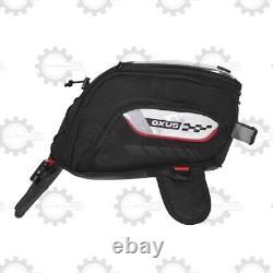 Sac de réservoir magnétique Black Viaterra Oxus 13L adapté à la moto universelle