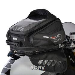 Sac de réservoir magnétique pour moto Oxford M30R avec poche anti-reflet 30 litres bleu