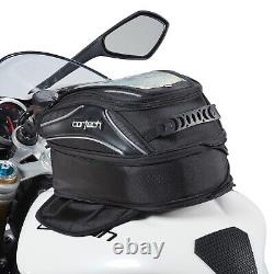 Sac de réservoir moto magnétique Cortech, design extensible, poche à cartes, haute visibilité, 10L