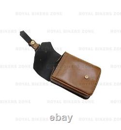 Sac réservoir en cuir véritable magnétique universel pour moto Royal Enfield